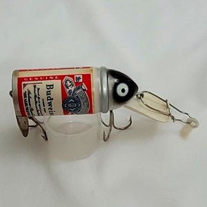 Vintage Heddon BIG BUD Budweiser Fishing lure